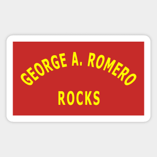 George A. Romero Rocks Magnet